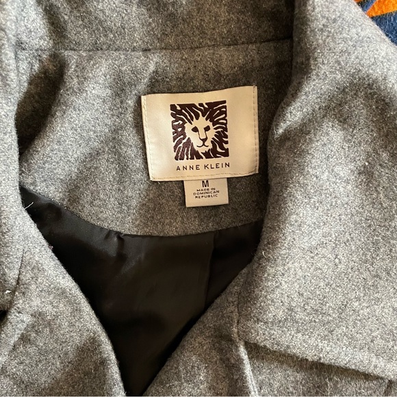 Anne Klein Wool Blend Peacoat Medium - Picture 5 of 16